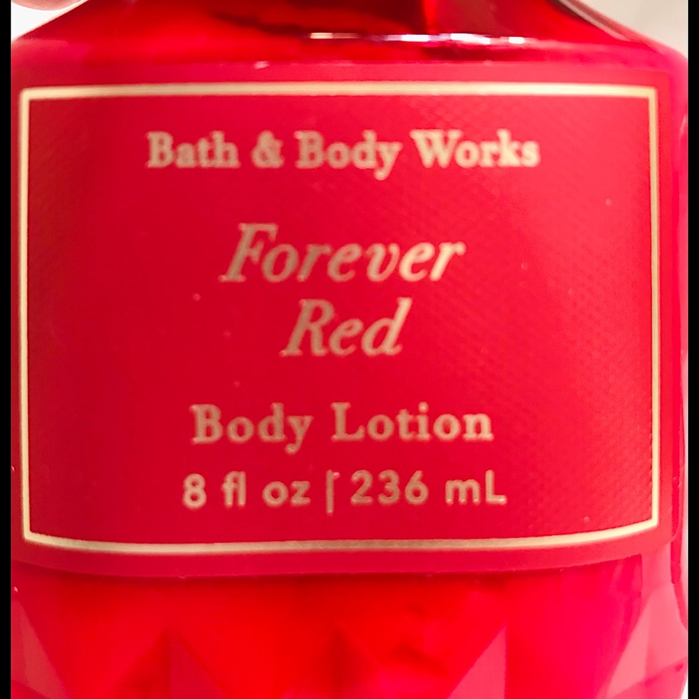 🆕🔥BBW(FOREVER RED)FRAGRANCE BODY LOTION&SMELLS GREAT!!SOFT&SILKY!!NWT - Picture 3 of 7